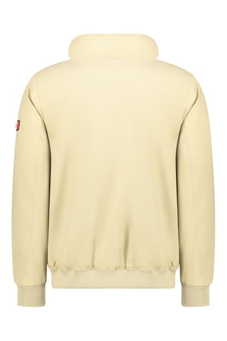 Bomberjack - Zwart, beige en rood