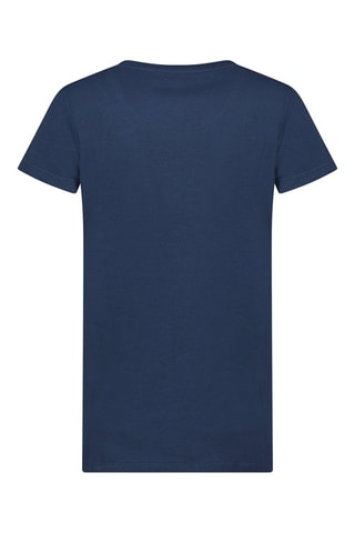 T-shirt Jalimeak - Blauw en beige
