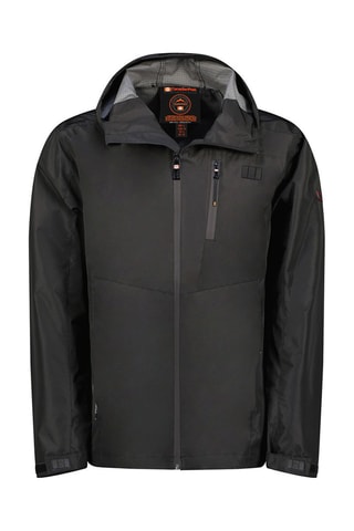 Jasje met Capuchon - Wit, zwart en oranje