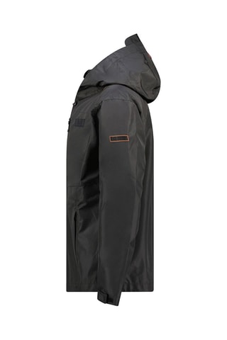 Jasje met Capuchon - Wit, zwart en oranje