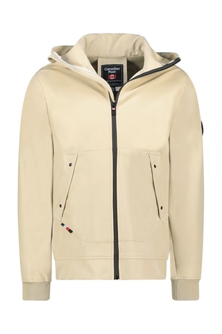 Jasje met Capuchon - Beige, wit, zwart en rood