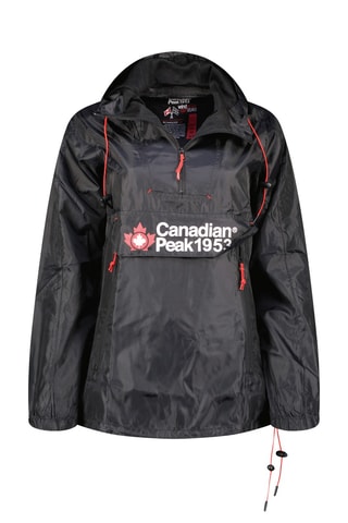 Windjack met Capuchon Choupeak - Zwart