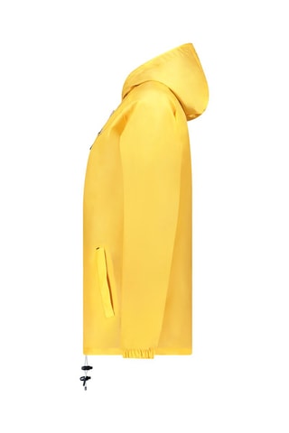 Jasje met Capuchon - Wit, zwart en geel