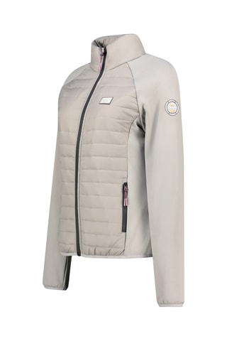 Gewatteerde Fleece Jas Softshell Toureak - Lichtgrijs