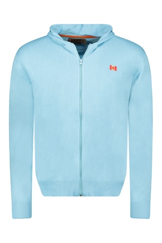 Vest met Capuchon Felinoodeak - Lichtblauw