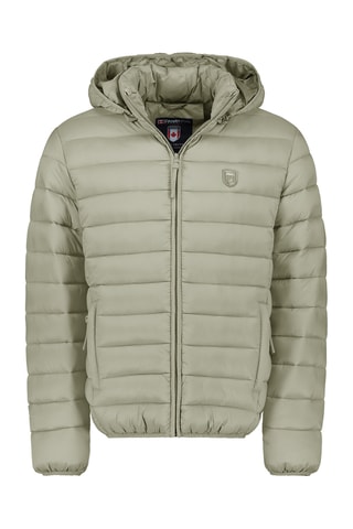 Gewatteerde Jas met Capuchon Amitaleak - Groen