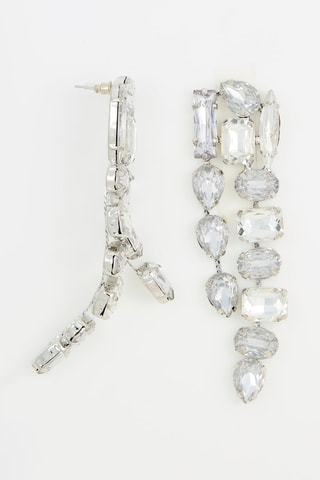 Boucles d’oreilles pendantes - Blanc