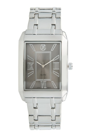 Montre à quartz en métal - Argenté