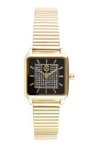 Legering Quartz Horloge - Goudkleurig en Zwart