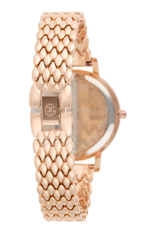 Coffret montre à quartz en alliage - Doré rose