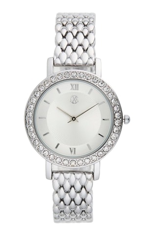 Legering Quartz Horloge - Zilverkleurig en Ecru