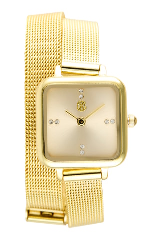 Montre à quartz en alliage - Doré