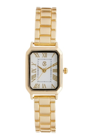 Montre à quartz en alliage - Doré