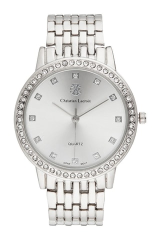 Montre à quartz en acier - Argenté