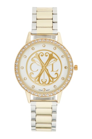 Montre à quartz en alliage - Doré