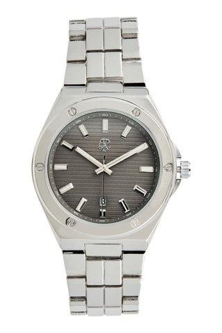 Metalen Quartz Horloge - Zilverkleurig