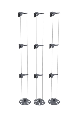 3 Klimplantenhouders - Komkommer - 1,06 m