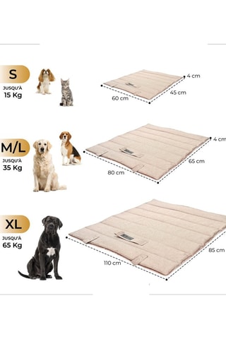 Tapete de Viagem - Bege - 110 x 85 cm