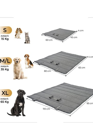 Tapete de Viagem - Antracite - 110 x 85 cm