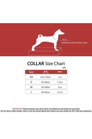 Coleira para cão - Multicor