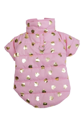 Casaco acolchoado para cão - Rosa