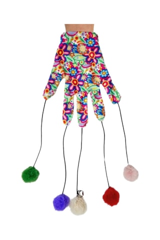 Luva de brincadeira para gato - Rosa