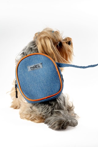 Mochila de ganga para cão - Azul,
