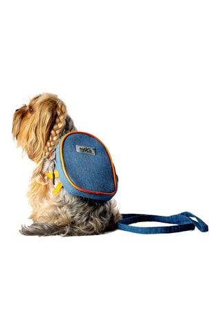 Mochila de ganga para cão - Azul,