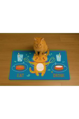 Tapete para gato - Azul - 40 x 70 cm