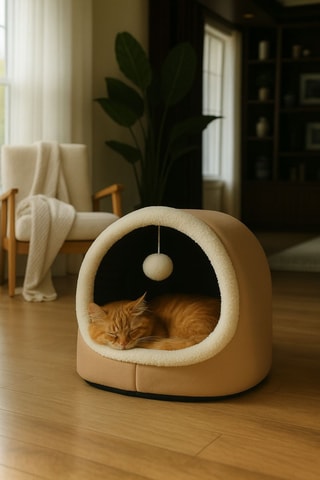 Casa para gato - Camel - 40 x 35 x 35 cm