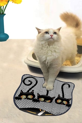 Tapete para gato - Preto - 40 x 50 cm