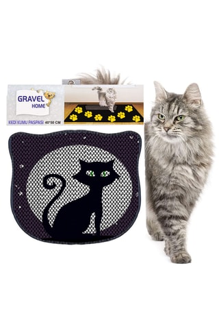 Tapete para gato - Preto - 40 x 50 cm