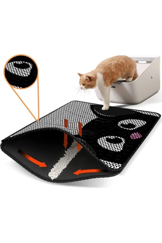 Tapete para gato - Preto - 45 x 60 cm