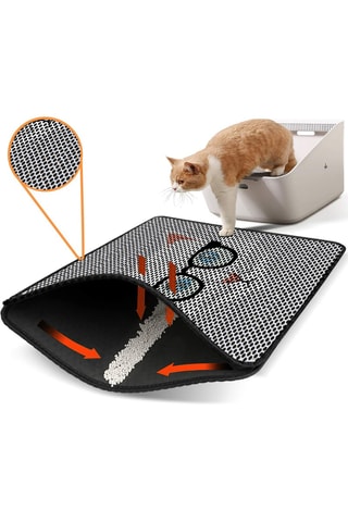 Tapete para gato - Preto - 45 x 60 cm