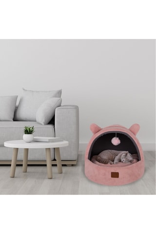 Casa para gato - Rosa - 50 x 40 x 35 cm