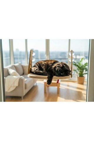 Almofada para pendurar - Creme - 28 x 47 cm