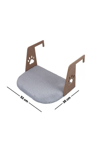 Almofada de pendurar - Cinzento - 52 x 35 cm