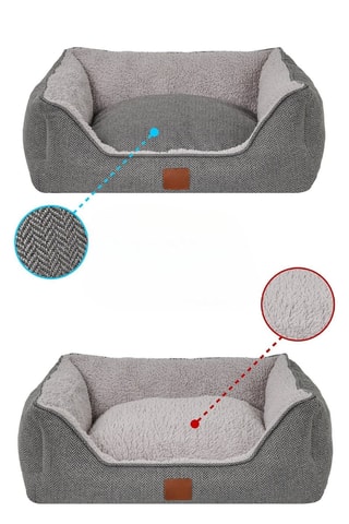 Cama para cão - 80 x 60 x 18 cm