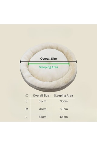 Almofada - Bege - 85 x 65 x 10 cm