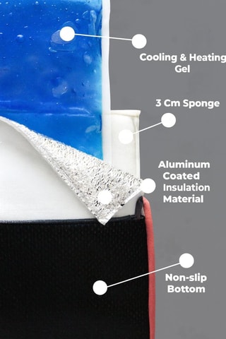 Almofada - Cinzento - 60 x 80 x 3 cm