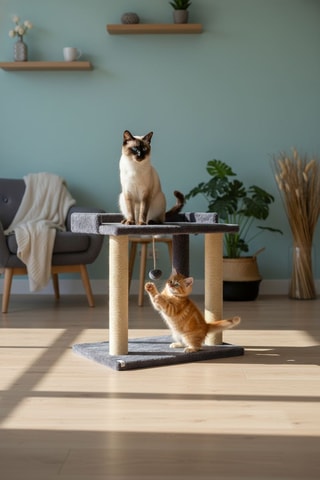 Árvore para gato - 50 x 48 x 35 cm