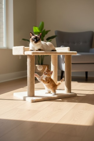 Árvore para gato - 50 x 48 x 35 cm