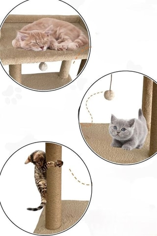 Árvore para gato - 50 x 48 x 35 cm