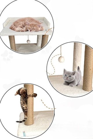 Árvore para gato - 50 x 48 x 35 cm