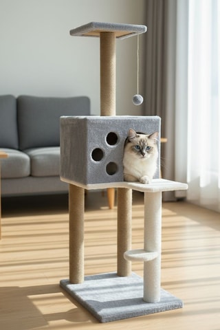 Árvore para gato - 115 x 35 x 50 cm