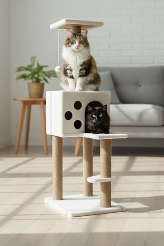 Árvore para gato - 115 x 35 x 50 cm