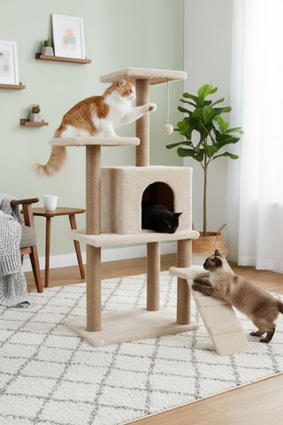 Árvore para gato - 125 x 50 x 35 cm