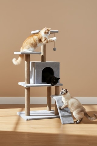 Árvore para gato - 125 x 50 x 35 cm