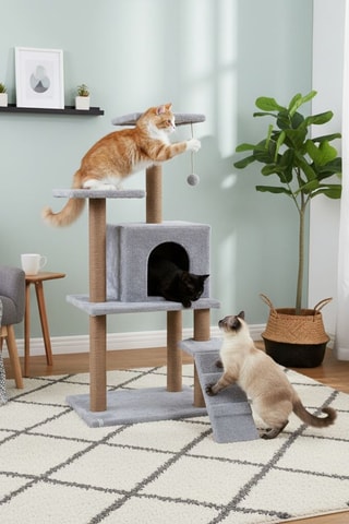 Árvore para gato - 125 x 50 x 35 cm