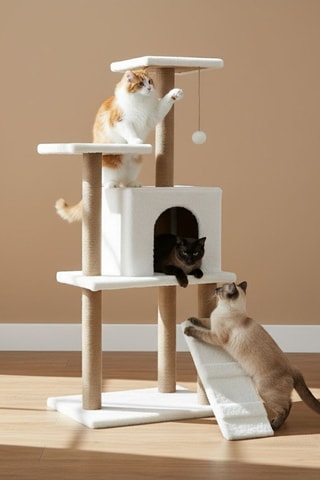 Árvore para gato - 125 x 50 x 35 cm